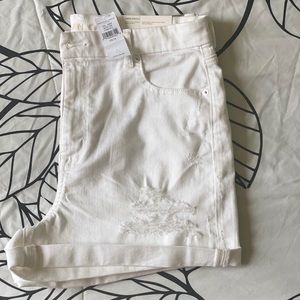 White Denim shorts
